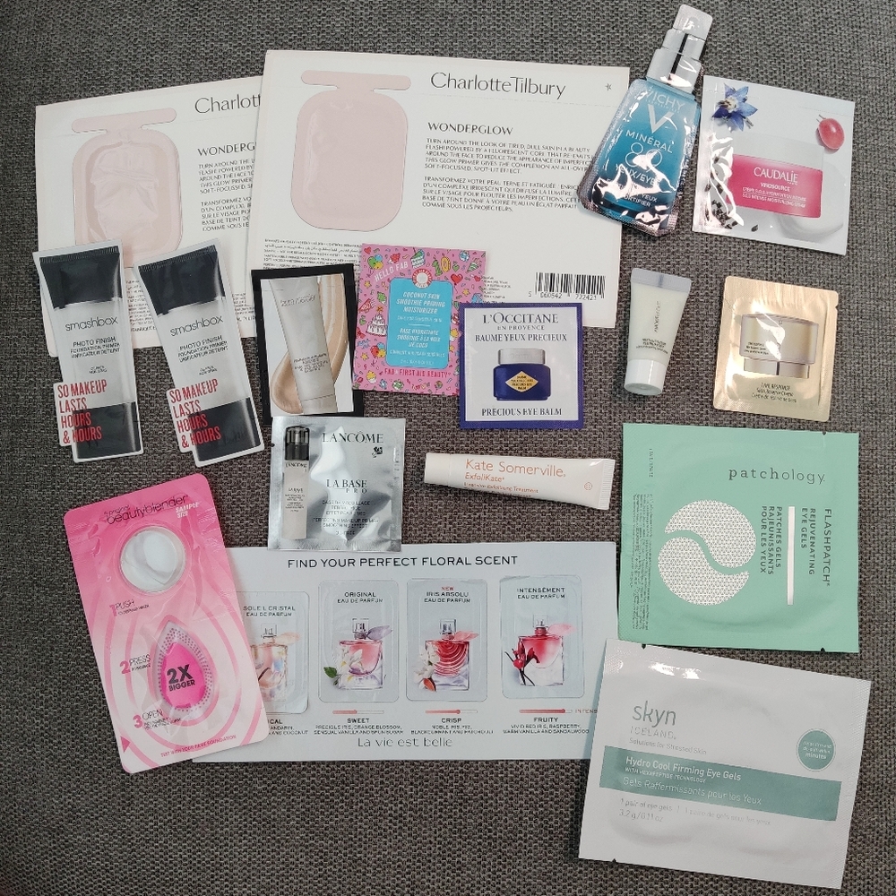[New] Skincare Samples - Charlotte Tilbury, AmorePacific, Lancome, Loccitane
